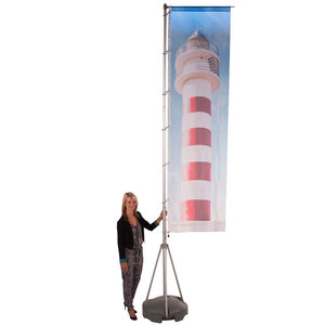 Flag Pole 415 incl. print