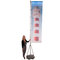 Flag Pole 415 incl. print - Dimensions 415 x 65 x 124 cm