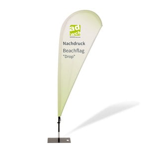 Nachdruck für Beach-Flag "Drop"