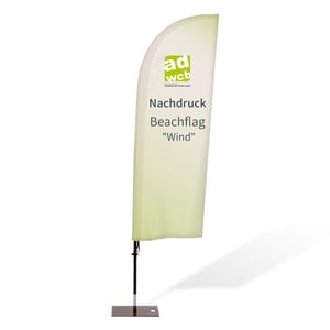 Nachdruck für Beach-Flag "Wind"