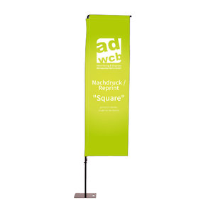 Nachdruck für Beach-Flag "Square" S