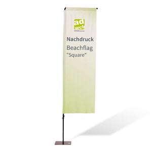 Nachdruck für Beach-Flag "Square"