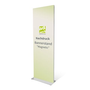 Nachdruck Bannerstand "Magnetic" - einzelne Bahn - 40 x 160 cm