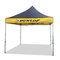 Faltzelt Alu mit Canopy Wunschdruck - 3 x 3 m