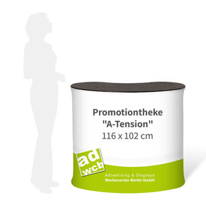 Promotional counter 'Textile' incl. print