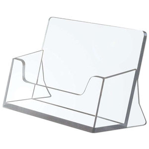 Visitenkartenhalter, horizontal, transparent