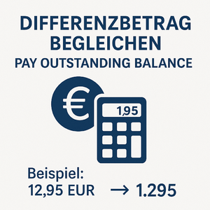 Outstanding balance