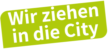 Wir ziehen in die City. Ab 4. September sind wir in der 14059 Berlin Charlottenburg